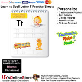 5 Learn To Spell Letter T Teacher Home Schooling