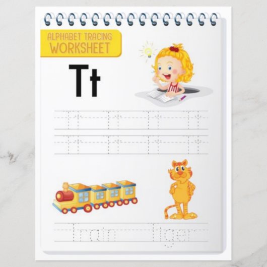 5 Learn To Spell Letter T Teacher Home Schooling (正面)