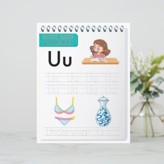 5 Learn To Spell Letter U Teacher Home Schooling (スタンド正面)