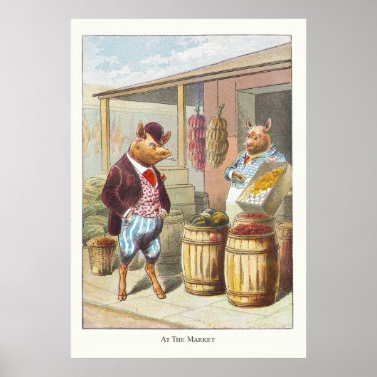 5 Little Pigs：市場 ポスター (正面)