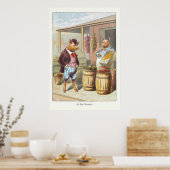 5 Little Pigs：市場 ポスター (キッチン)