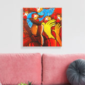 5 Loaves 2フィッシュキャンバス印刷 キャンバスプリント (インサイチュ (リビング))