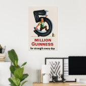 5 Million Guinness Poster Print  John Gilroy ポスター (ホームオフィス)