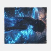 #5 Mystical Life  フリースブランケット (正面(横))