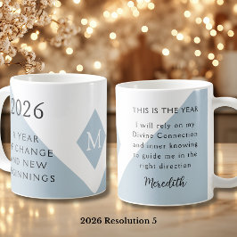 5. New Year Resolution for 2026 Year of Change  コーヒーマグカップ