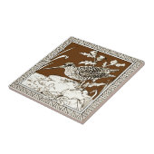 #5 of 12 Repro 1880sミントン・モチャ・バードシリーズ タイル (側面)