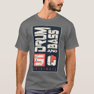 5 Originals DRUM AND BASS  Tシャツ