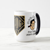 5 Ouefsガストンまたは紳士ダースつのFFのロゴの変形させるマグ モーフィングマグカップ (正面右)