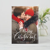 5 PHOTOメリーモダンクリスマスグリーティング シーズンカード (スタンド正面)