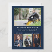 5 Photo Actor Model Pro 5.5x7.5テンプレート 招待状 (裏面)