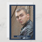 5 Photo Actor Model Pro 5.5x7.5テンプレート 招待状 (正面)