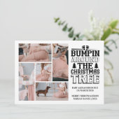 5 Photo Christmas Tree Pregnancy Announcement シーズンカード (スタンド正面)