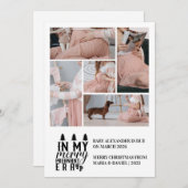 5 Photo In My Merry Pregnant Era Christmas シーズンカード (正面/裏面)