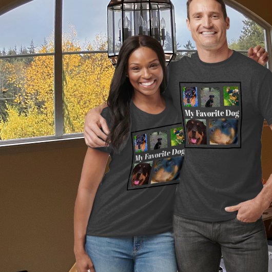 5-Photo My Dog お気に入りの Create Your Own T-Shirt Tシャツ
