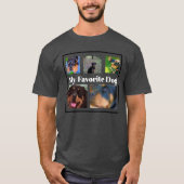 5-Photo My Dog お気に入りの Create Your Own T-Shirt Tシャツ (正面)