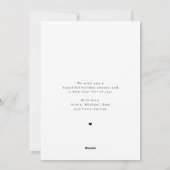 5 photos Christmas modern script Happy Holidays シーズンカード (裏面)