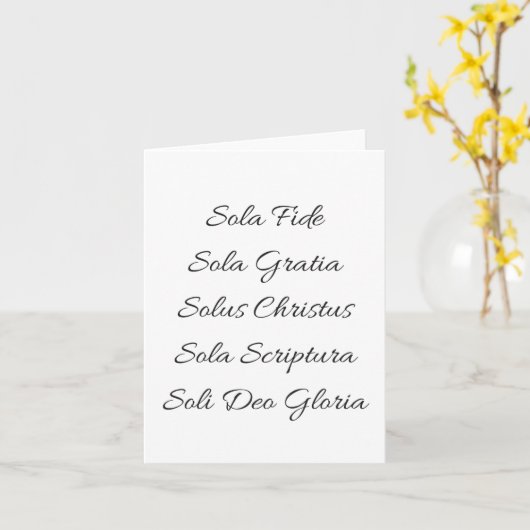 5 Solas Notecard カード (黄色い花)