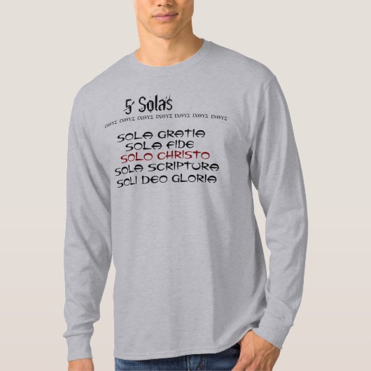 5 Solas v.4 Tシャツ (正面)
