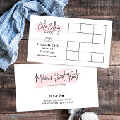 5" Square Cake Cutting Instructions 2x1部分 エンクロージャーカード