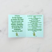 5 The Seahorse - Noteサイズのサンプルカード カード (内部)