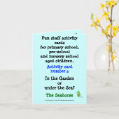 5 The Seahorse - Noteサイズのサンプルカード カード (黄色い花)