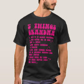 5 Things You Should Know About My Grandma  7 Tシャツ (正面)