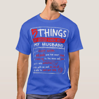 5 Things You Should Know About My Husband Wife Gif Tシャツ
