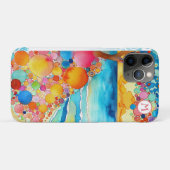 *~*  5 Watercolor Sea Beach Umbrella Sand Case-Mate iPhoneケース (裏面(横))