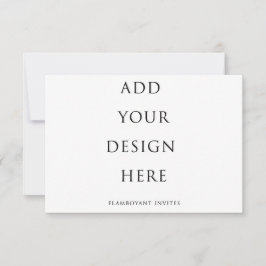5"x3.5インチRSVPカード/エンクロージャカード
