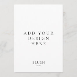 5"x7"のメニューカード印刷 プログラム