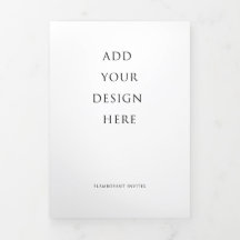 5"x7"の三つ結婚折り文字折りプログラム