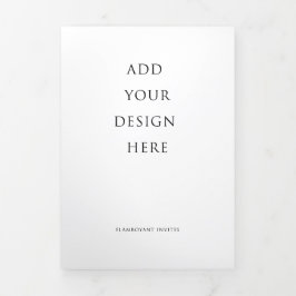 5"x7"の三つ結婚折り文字折りプログラム 三つ折りプログラム