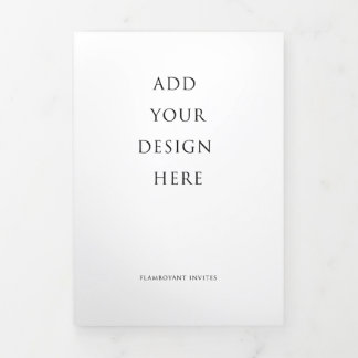 5"x7"の三つ結婚折り文字折りプログラム 三つ折りプログラム