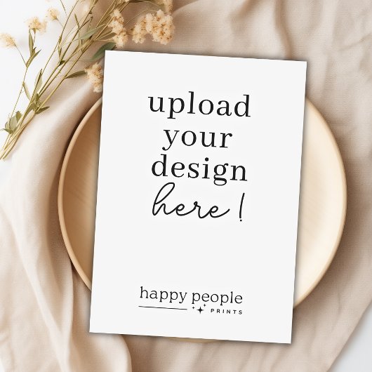 5"x7"カード印刷 |両面ポートレート 招待状