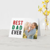 5"x7" 『世界で最高のパパ』 父の日のカード カード (黄色い花)