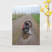 5"x7"折り畳みカード ||トルコ(霧) カード (黄色い花)