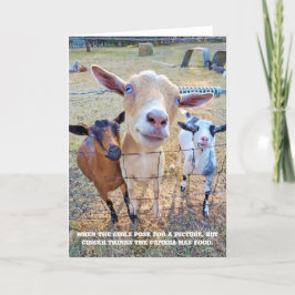 5"x7"折り畳みカード ||フードフォーカス カード