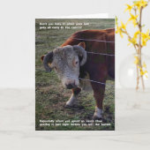 5"x7"折り畳みカード ||ポピエ・モーニング'Do カード (黄色い花)