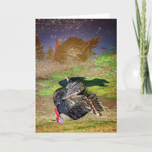 5"x7"折り畳みカード || Thomas in the Puddle カード (正面)