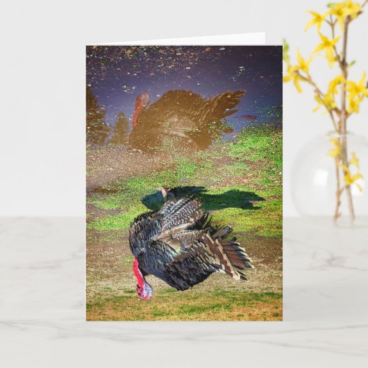 5"x7"折り畳みカード || Thomas in the Puddle カード (黄色い花)