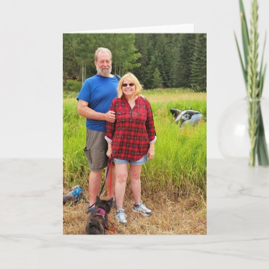 5"x7" Folded Card || Farm Photobomb カード (正面)