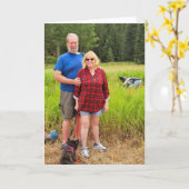 5"x7" Folded Card || Farm Photobomb カード (黄色い花)