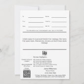 5"x7" Orange White Healthy Habits Gift Certificate (裏面)