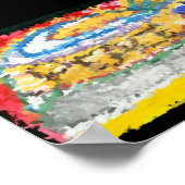 5"x7" = PEACE Poster created 2006 ポスター (角)