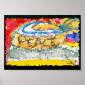 5"x7" = PEACE Poster created 2006 ポスター (正面)