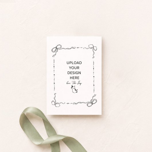 5 x 3.5" Portrait Enclosure Card エンクロージャーカード