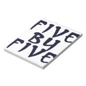 5 x 5 ノートパッド (回転)