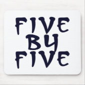 5 x 5 マウスパッド (正面)