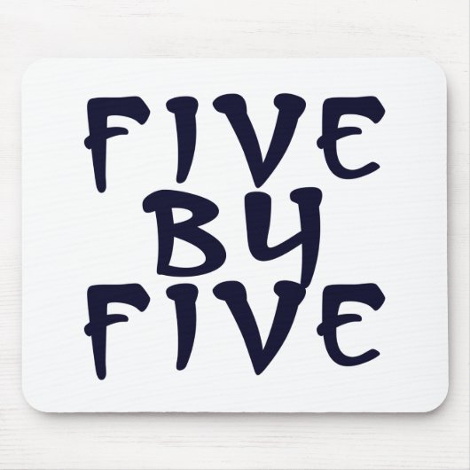 5 x 5 マウスパッド (正面)