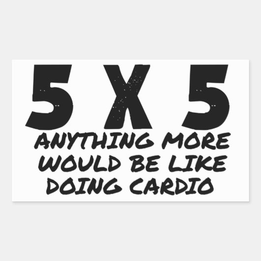 5 x 5 長方形シール (正面)